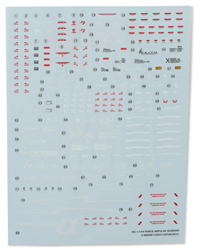 G-REWORK ... RG Force Impulse Gundam Waterslide Decal Sheet