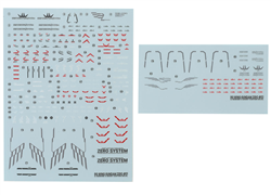G-REWORK ... RG 1/144 WING GUNDAM ZERO WATERSLIDE DECAL SHEETS (2)