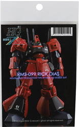 G-REWORK ... RMS-099 RICK DIAS DECAL SHEET (QUATTRO VER./STANDARD VER.