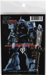 G-REWORK ... HG MS-07B-3 Gouf Custom Decal Sheet