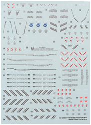 G-REWORK ... HG SEED MIGHTY STRIKE FREEDOM DECAL SHEET