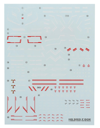 G-REWORK ... HG ZGMF-MM07 Z'Gok Waterslide Decal Sheet (Gundam SEED Versi