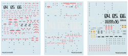 G-REWORK ... MG FAZZ (VER. KA) DECAL SHEET (3)