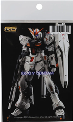 G-REWORK ... RG RX-93 V Gundam Decal Sheet