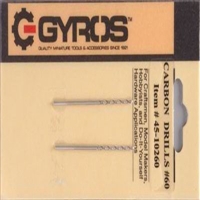 GYRO TOOLS...DRILL CARBON NO. 60 .0400 (2)