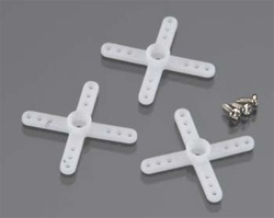 HELI MAX E8818... SERVO ARMS WITH SCREWS AXE CP