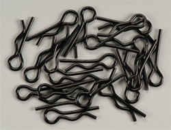 HPI 6203... BODY CLIP 8MM BLACK (20)