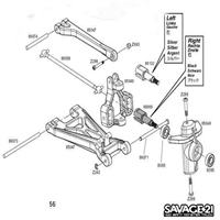 HPI Z288... STEP SCREWS 4x20mm SAVAGE (4)