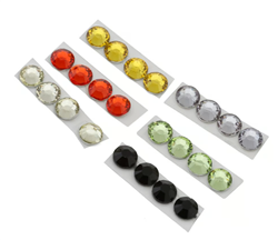 HOT RACING ... DRESS UP LIGHT REFLECTORS (24) 4mm