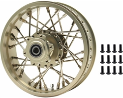 HOT RACING 8... 7075 CNC WIRE SPOKE WHEEL REAR FITS LOSI PROMOTO-MX/8
