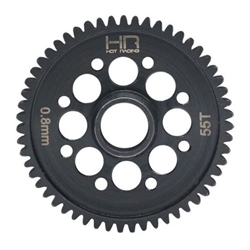 HOT RACING ... 55T MOD 0.8 STEEL SPUR GEAR 1/8 INFRACTION