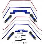 HOT RACING ... FRONT AND REAR WIDE SWAY BAR KIT SLASH 2WD