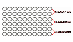 HOT RACING ... 3.5X5MM STEEL SHIMS 0.1X20 0.2X20 0.3X20 (60)