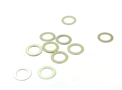 HOT RACING ... 3x4x0.1mm Steel Shims (10)