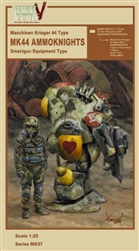 HASEGAWA PLASTICS ... MASCHINEN KRIEGER MA.K. 44 TYPE MK44 AMMOKNIGHTS SMARTGUNMk7