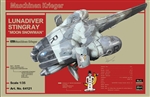 HASEGAWA PLASTICS ... MASCHINEN KRIEGER MA.K. LUNADIVER STINGRAY 'MOON SNOWMAN