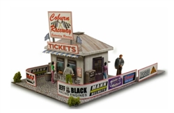 INNOVATIVE HOBBY SUPPLY ... TICKET & GATE ENTRANCE MODEL BUILDING KIT 1/32