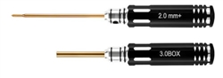 INJORA 63-64... AXIAL SCX30 ALUMINUM 2-PIECE METRIC SCREWDRIVER & NUT DRIVER