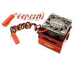 INTEGY ... SUPER BL MOTOR HEATSINK / FAN RED  1/16 ERV/SLH