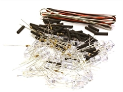 INTEGY EEN... LED LIGHTS 5mm GREEN LED KIT DIY SET