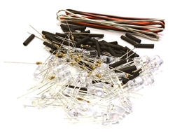 INTEGY LLOW... LED LIGHTS 5mm YELLOW LED KIT DIY SET