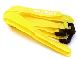 INTEGY LLOW... UNIVERSAL BATTERY STRAP (4) FOR RC 20X200MM YELLOW
