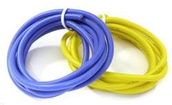 INTEGY ... FLEXIBLE 14 GAUGE SILICONE WIRE  39IN BLUE 39IN YELLOW