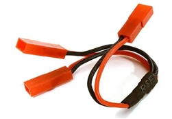 INTEGY ... Y-TYPE 1-TO-2 JST 2 PIN PLUG WIRE HARNESS CONVERSION FOR TRA