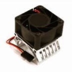 INTEGY LVER... MOTOR HEATSINK+40X40MM COOLING FAN 17K RPM 36MM SILVER