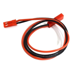 INTEGY ... 300MM SILICONE WIRE JST STYLE 2 PIN 22AWG MALE TO FEMALE PLU