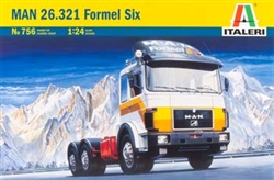 ITALERI 0756S... MAN 26.321 FORMEL6 1/24