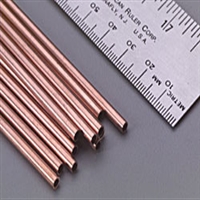K&S METAL PRODUCTS 120... TUBING COPPER 1/8 OD 12" LG.