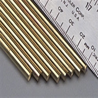 K&S METAL PRODUCTS 165... BRASS ROD .156 DIA. 12" LG.