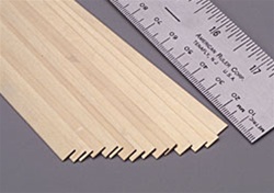 K&S METAL PRODUCTS 235... BRASS STRIPS .025X1/4 12" LG.