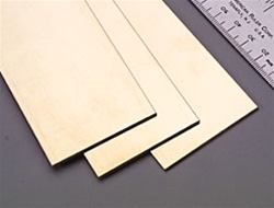 K&S METAL PRODUCTS ... BRASS STRIPS .064X2 12" LG.