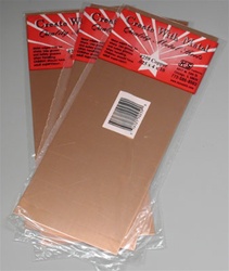 K&S METAL PRODUCTS ... COPPER SHEET .025X4 10" LG,