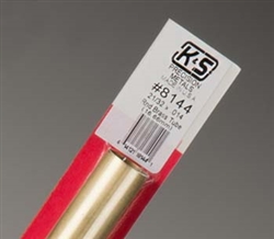 K&S METAL PRODUCTS ... ROUND BRASS TUBE 21/32", CARDE