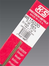 K&S METAL PRODUCTS ... BRASS FLAT BARS 1/64X1/16