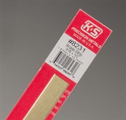 K&S METAL PRODUCTS ... BRASS STRIPS 12", .016 X 1/2"