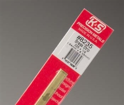 K&S METAL PRODUCTS ... BRASS STRIP .025X1/4"