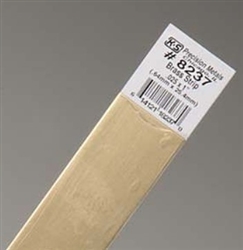 K&S METAL PRODUCTS ... BRASS STRIPS .025"X1"X12"  (1)