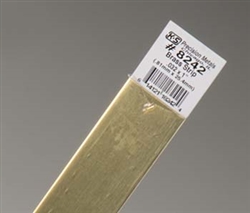 K&S METAL PRODUCTS ... BRASS STRIPS 12" . 032 X 1"