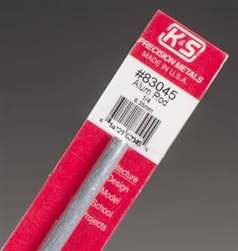 K&S METAL PRODUCTS ... ALUMINUM ROD 1/4"