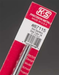 K&S METAL PRODUCTS ... ROUND SS TUBE 1/4X.028"