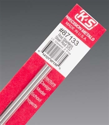 K&S METAL PRODUCTS ... ROUND SS ROD 3/32" (2)