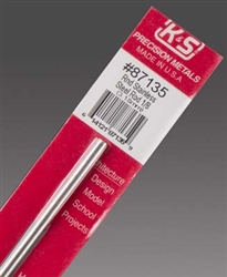 K&S METAL PRODUCTS ... ROUND SS ROD 1/8"