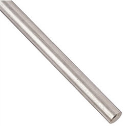 K&S METAL PRODUCTS ... ROUND STAINLESS STEEL ROD 3/8"X12"  (1)