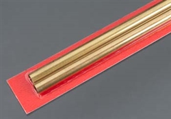 K&S METAL PRODUCTS ... RND BRASS TUBE,  8 MM  X .45 M