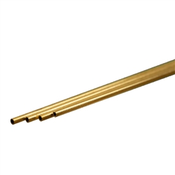 K&S METAL PRODUCTS ... THIN  BRASS TUBE, 1.5MM X.225M
