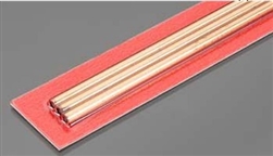 K&S METAL PRODUCTS ... ROUND COPPER TUBE 4MM X 300MM .36MM WALL (3)
